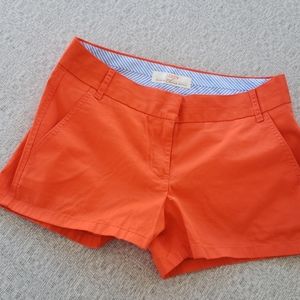 Chino shorts orange J. Crew